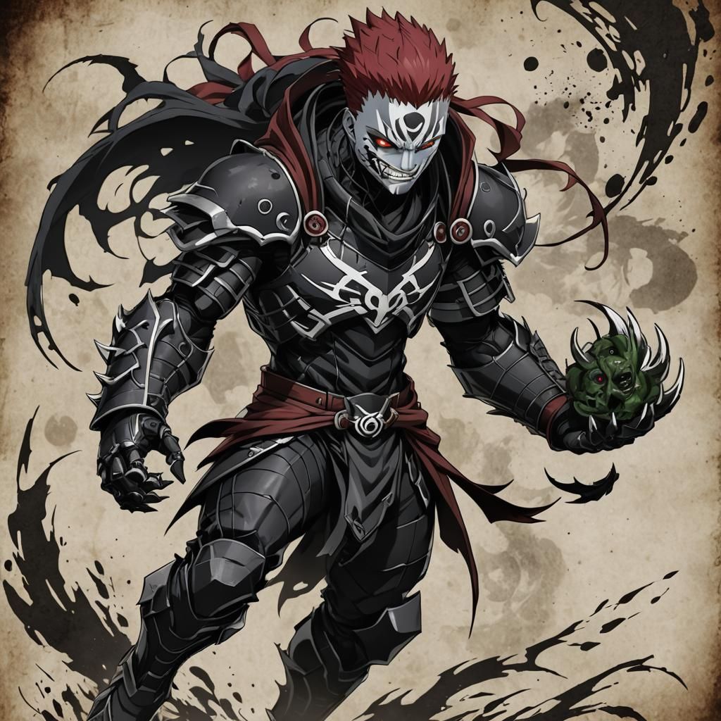 Gaara Venom in Anime-Inspired Symbiote Armor
