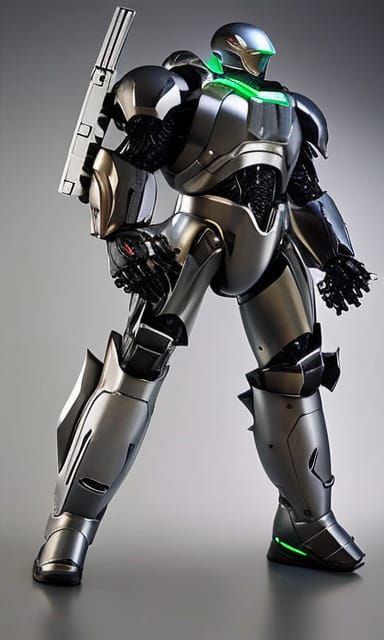 Space Knight bounty hunter power armor