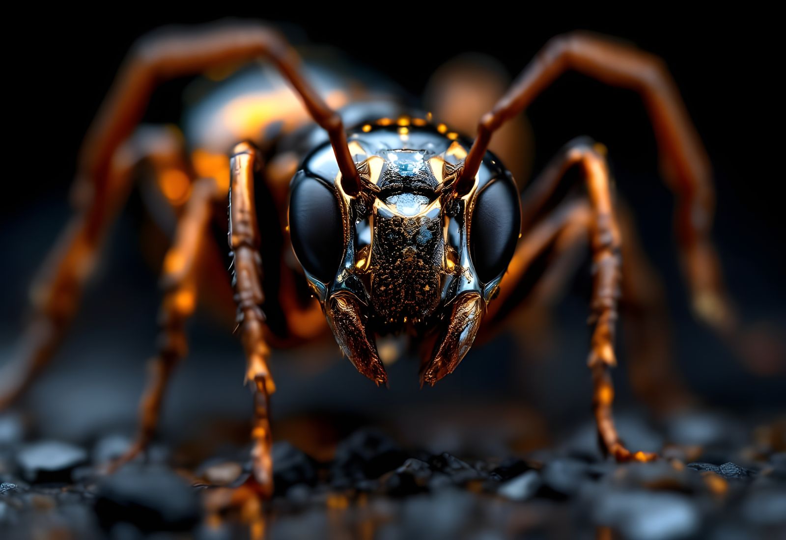 Diamond and Copper Ant in Ultra 8K