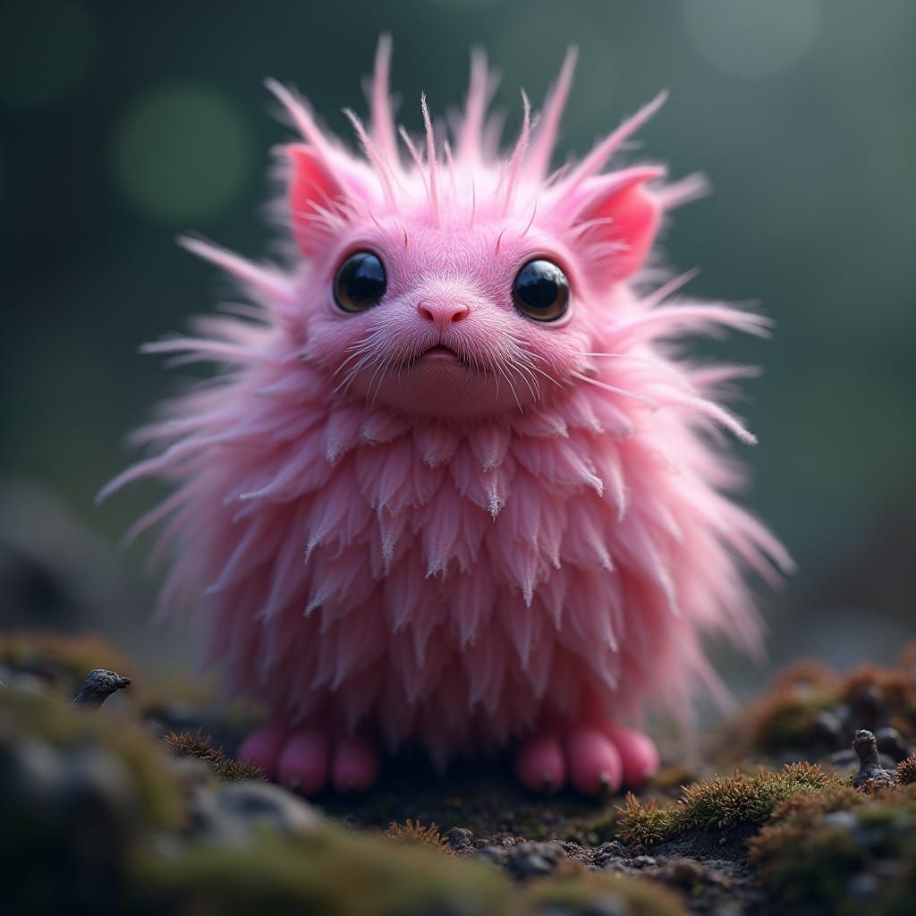 Stunning Wildlife Photography of a Pink Creature