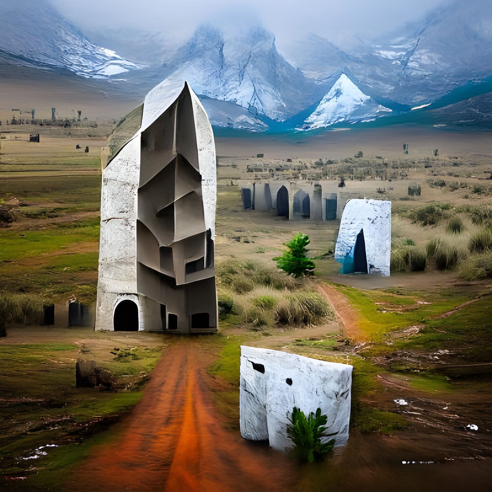 Monolithic Ruins of a Lost Civilization