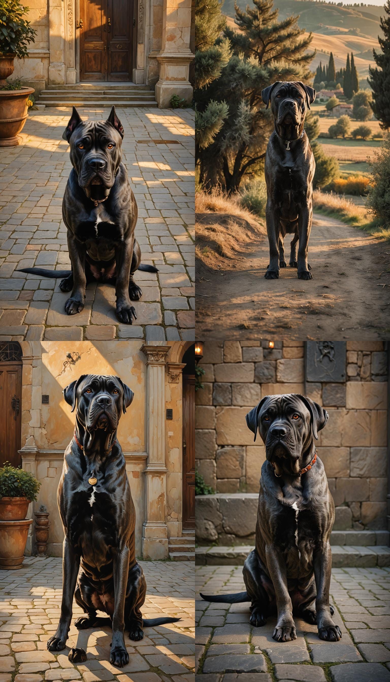 Majestic Cane Corso Portrait