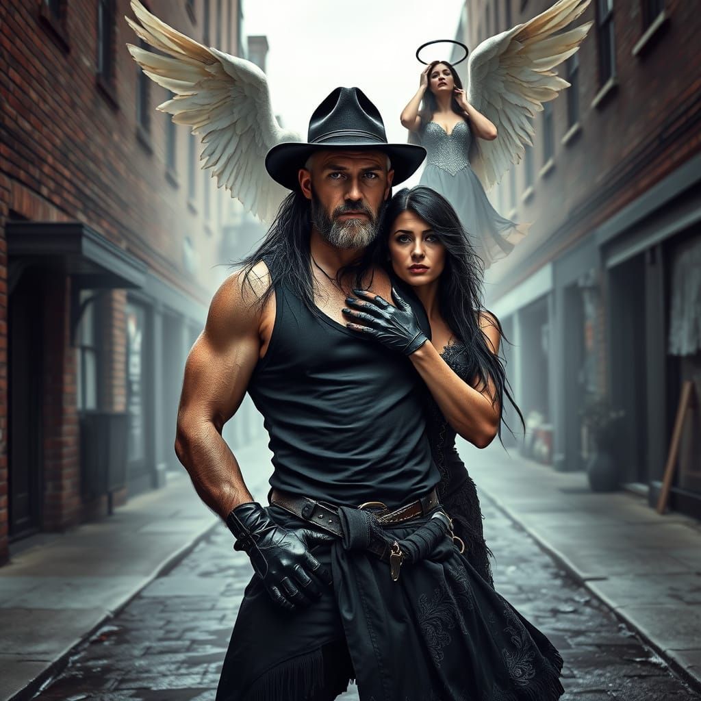 Man Pulled Between Heaven and Hell