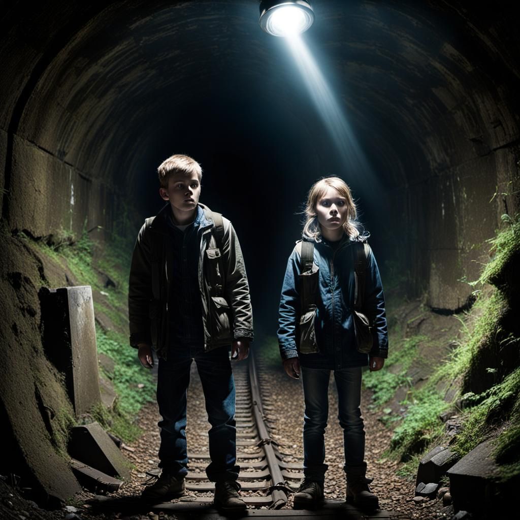 Children Ghost Hunting in Railway Tunnel