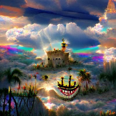 Treasure Island with Divine Light