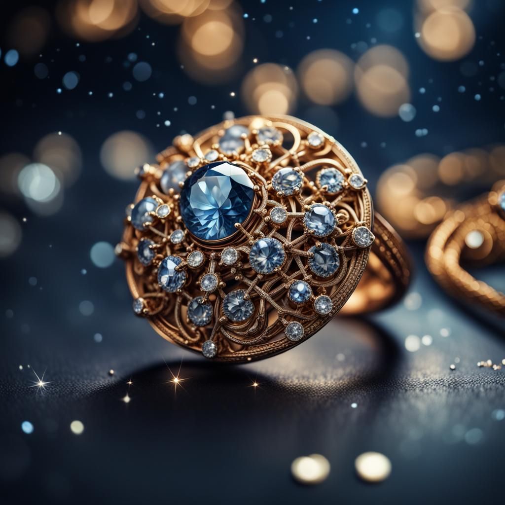 Gems and Constellations: Hyperrealistic Celestial Jewelry