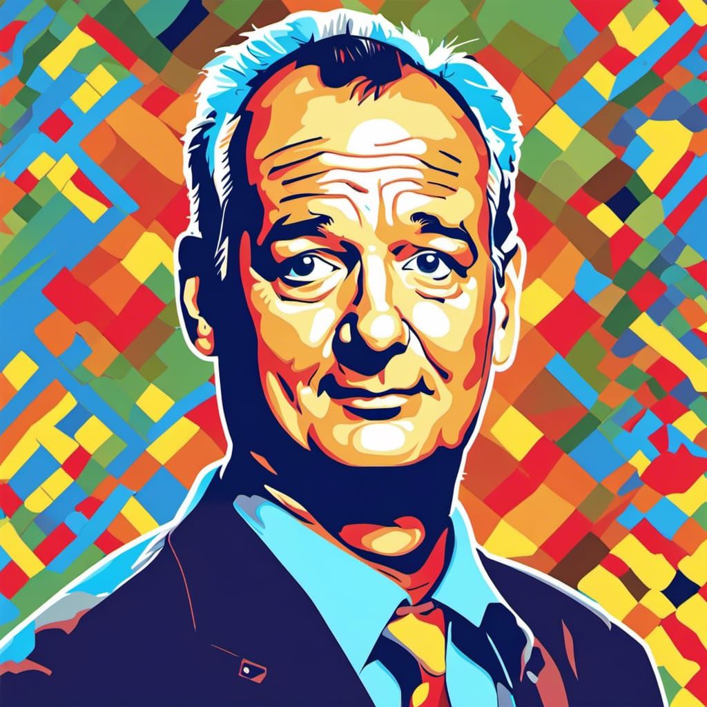 Bill Murray Paint-By-Numbers