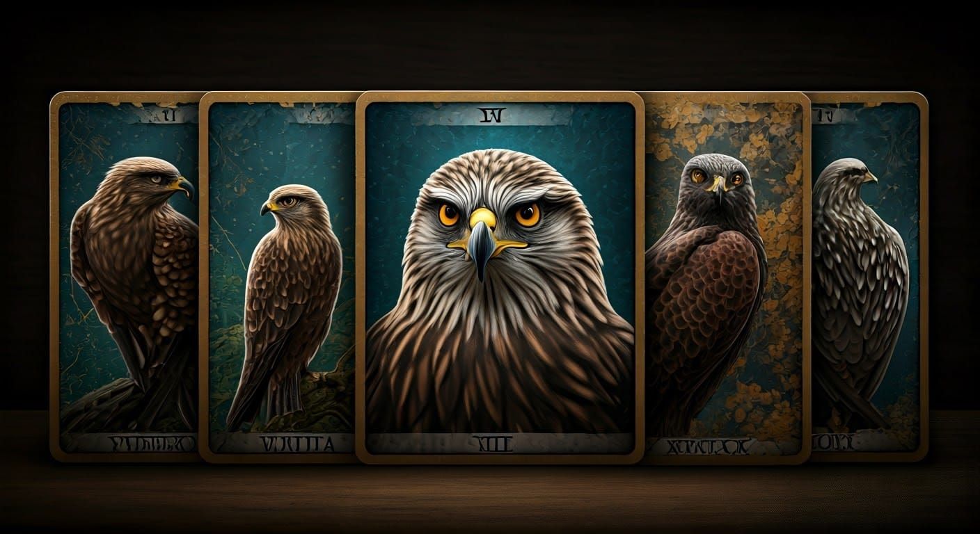 Tarot Cards based on "Birds of Prey"