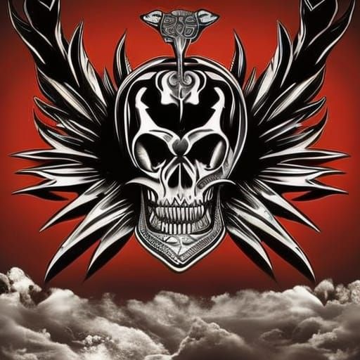 Frog Skeleton Dances: Psychedelic Cyberpunk Album Art