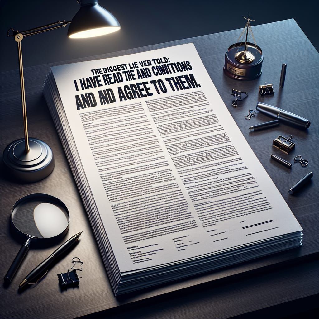Terms and Conditions: The Biggest Lie Ever Told