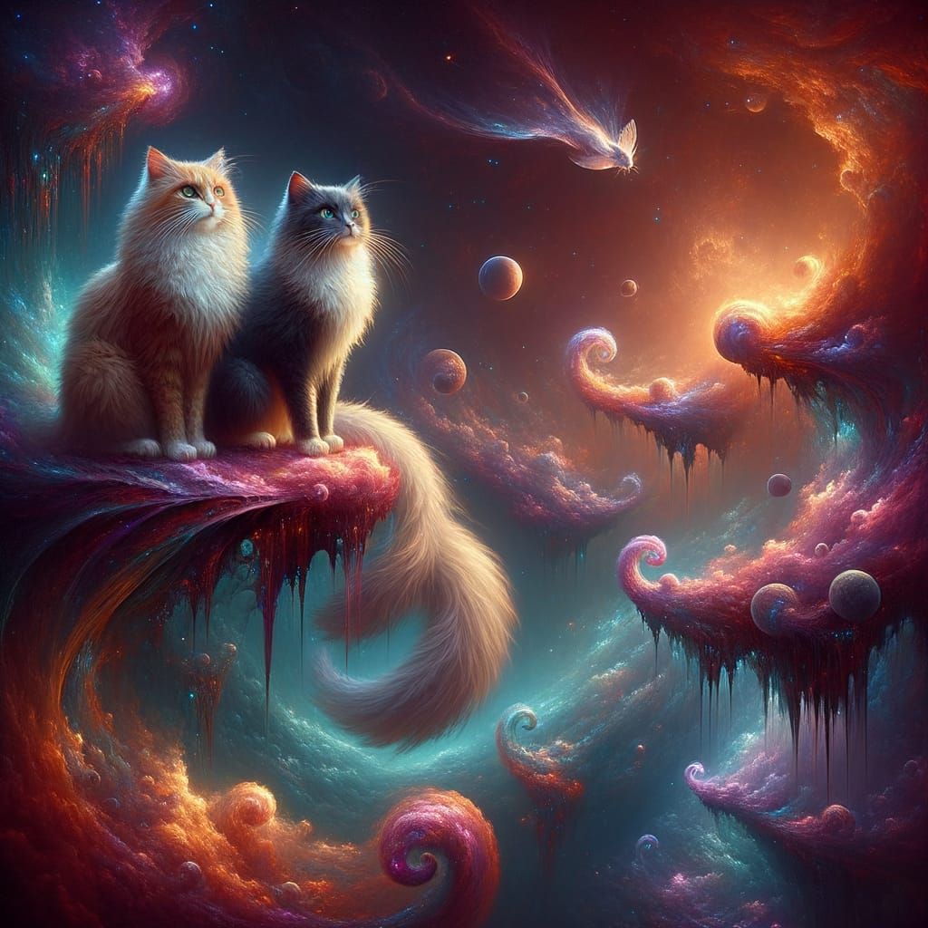 Cosmic Felines in Deep Space