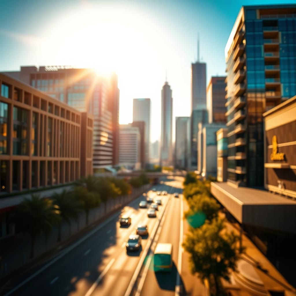 Golden Hour in Brisbane: A Vivid Street Photography