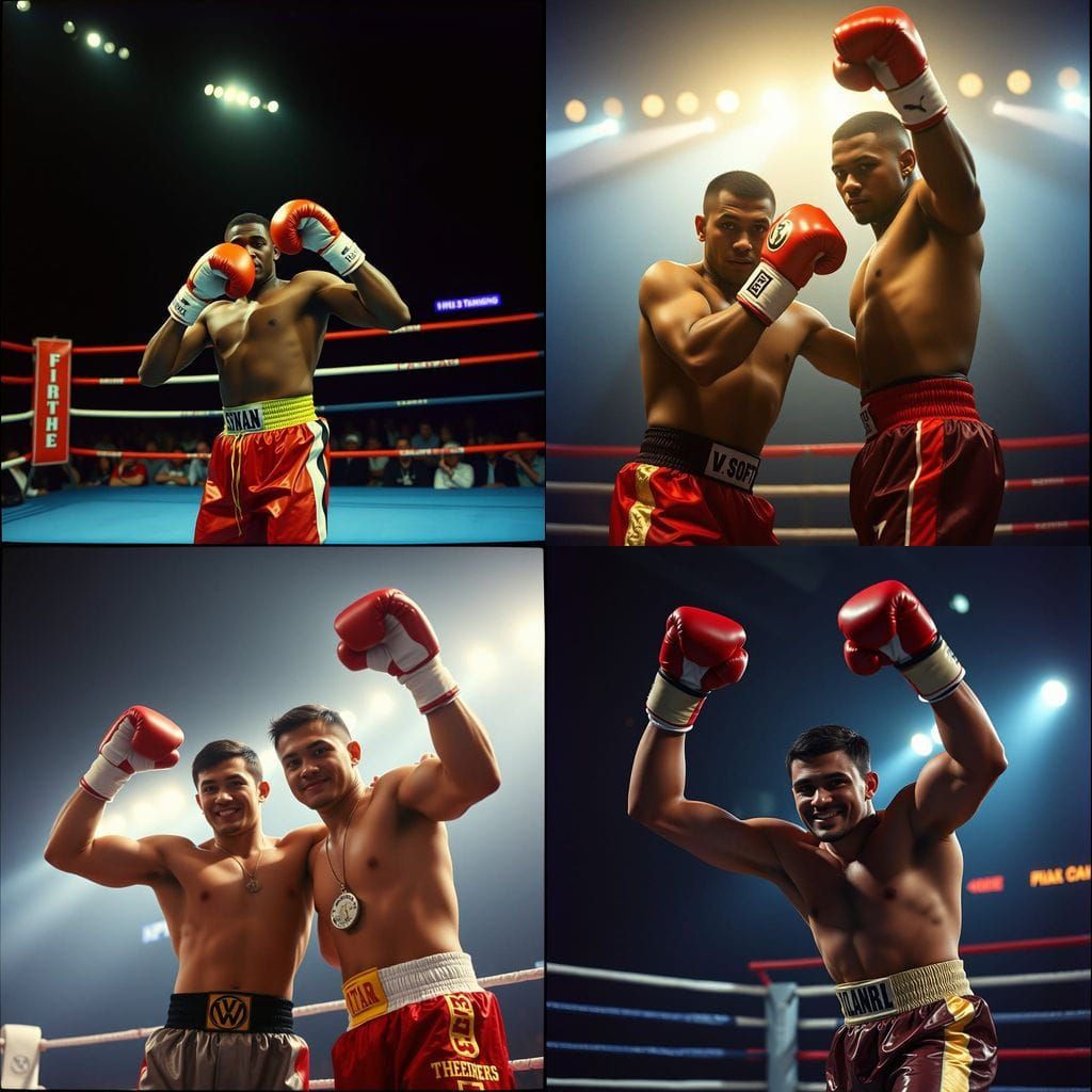 Boxer's Cinematic Moment of Triumph