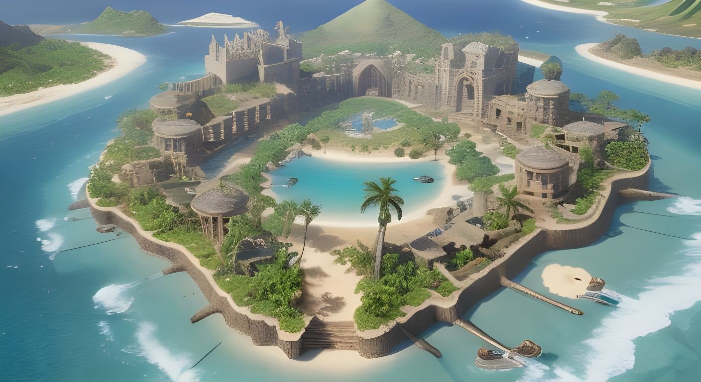 Island Oasis Inspired by MtG Art