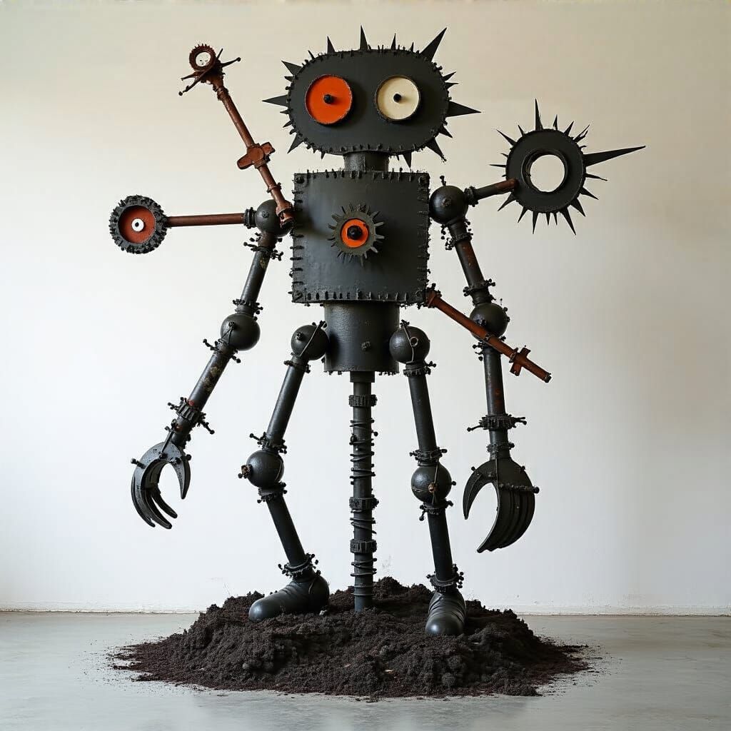 Kinetic Sculpture in Grimdark Style