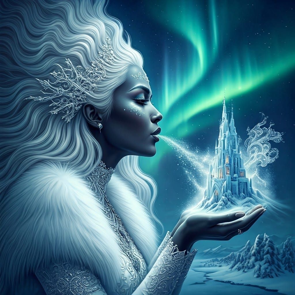 Winter Goddess Unleashes Frosty Fury on a Kingdom