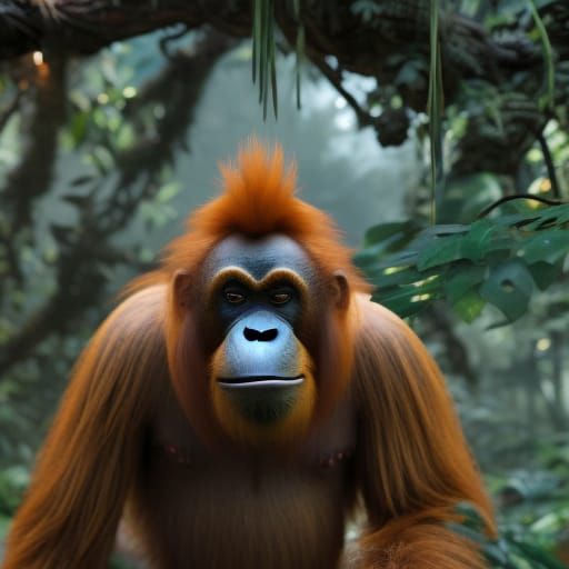 Orangutan Chilling