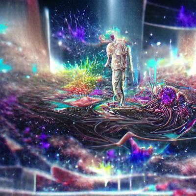 Holographic Cosmic End in Astral Mixed Media