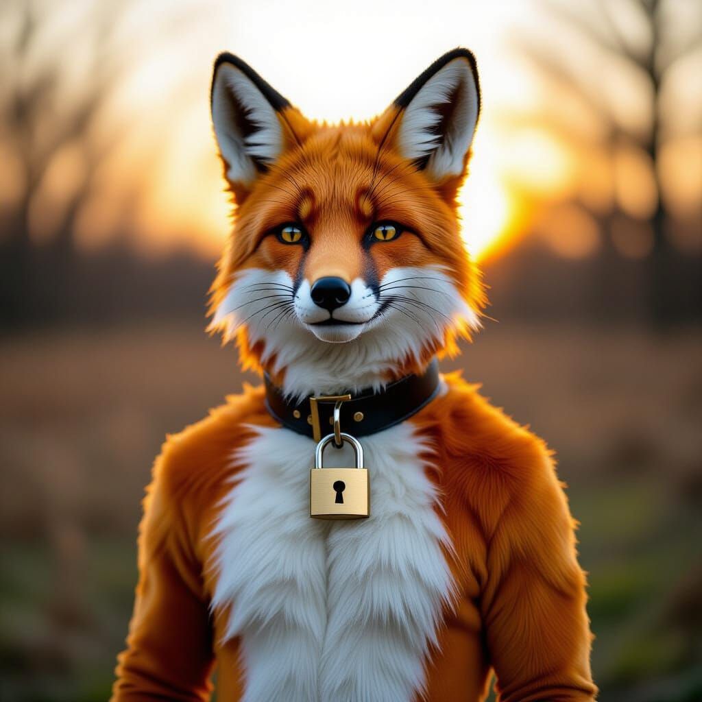 Person in Fox Costume Portrait