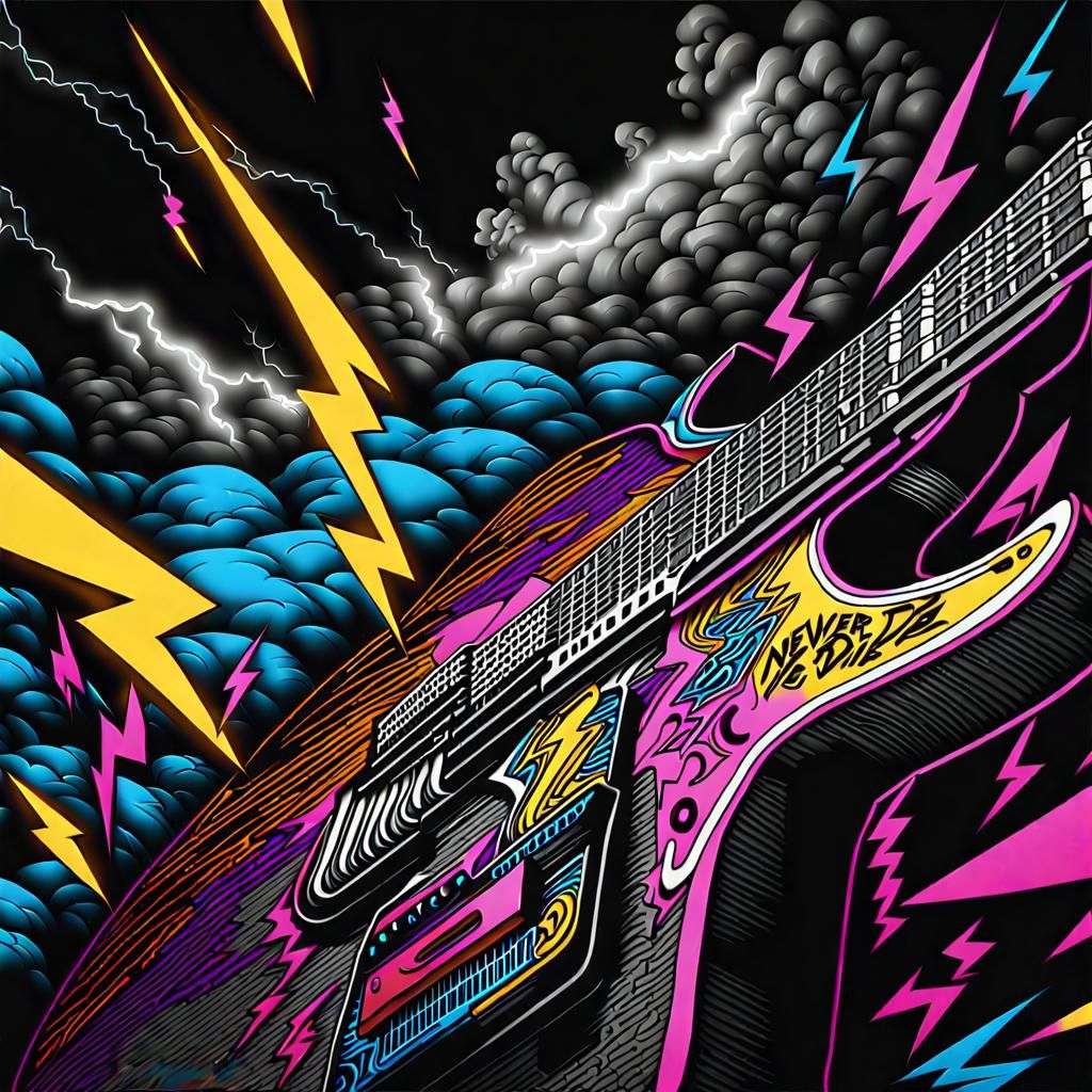 Rock and Roll Never Die: Lightning Guitar
