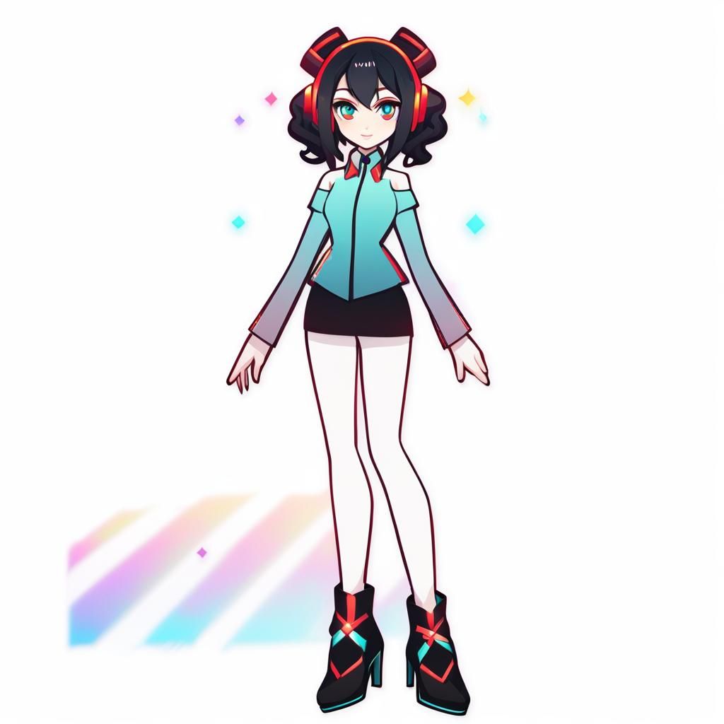 Stylish Miku Character in a Modern Aesthetic
