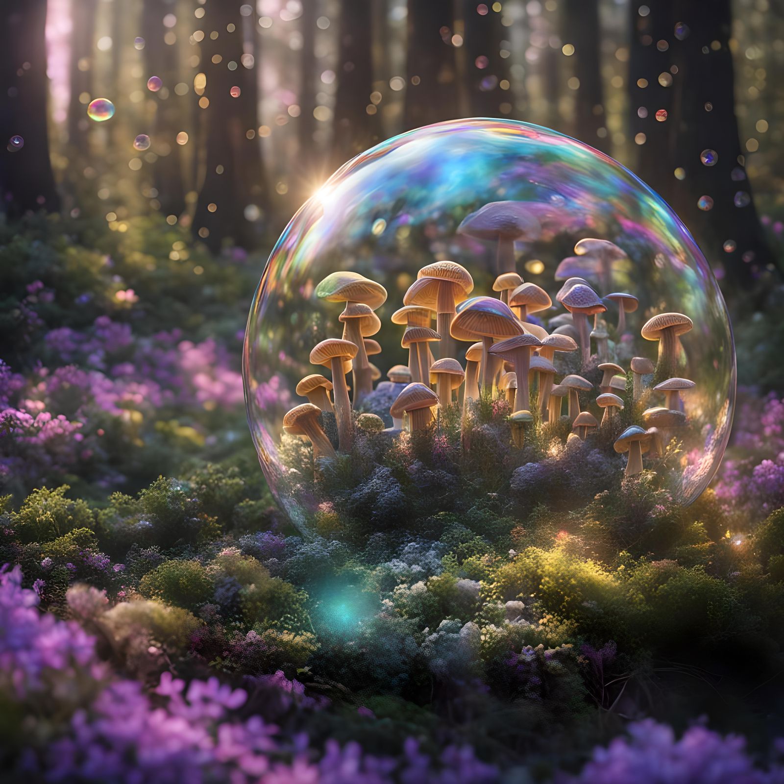 🫧🍄 Iridescent Mushrooms 🍄🫧