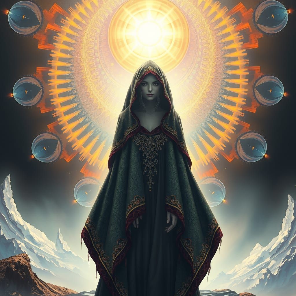 Surrealist Goddess of Cosmic Transition