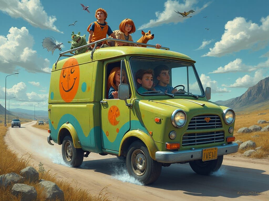 Scooby Gang's Scooty Mobile Adventure
