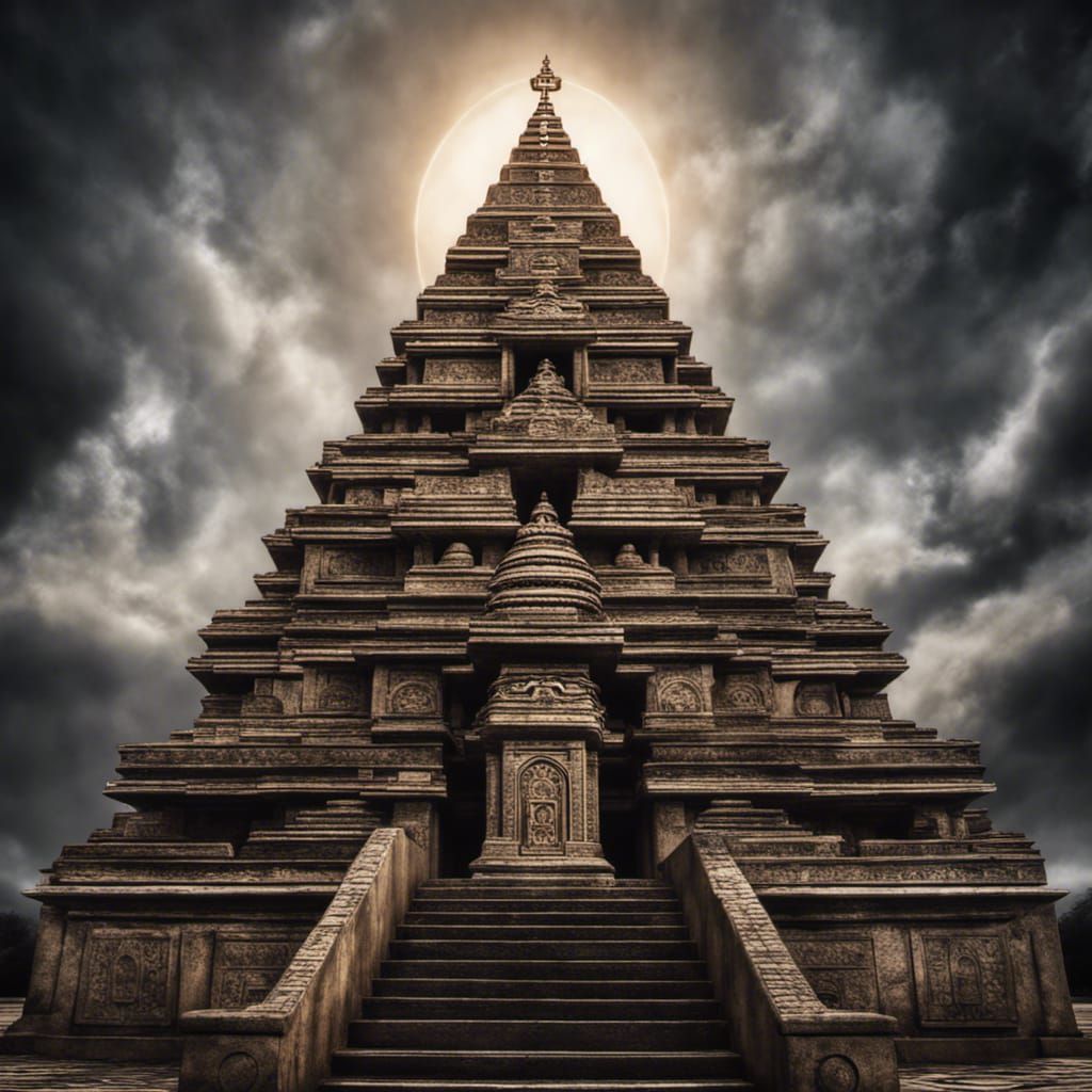 Intricate Shree Yantra in Hyperrealistic Detail