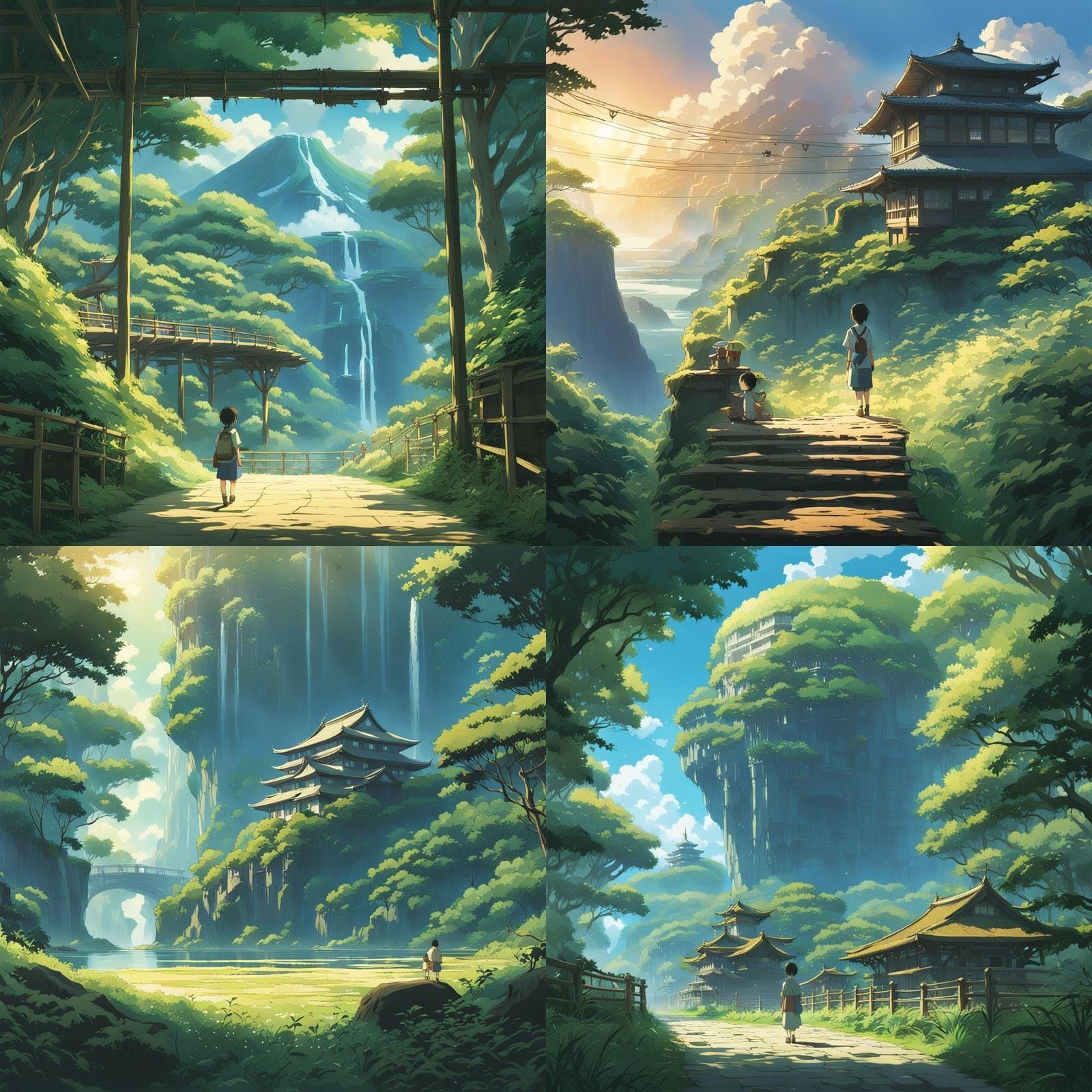 Anime Avatar in Studio Ghibli Style