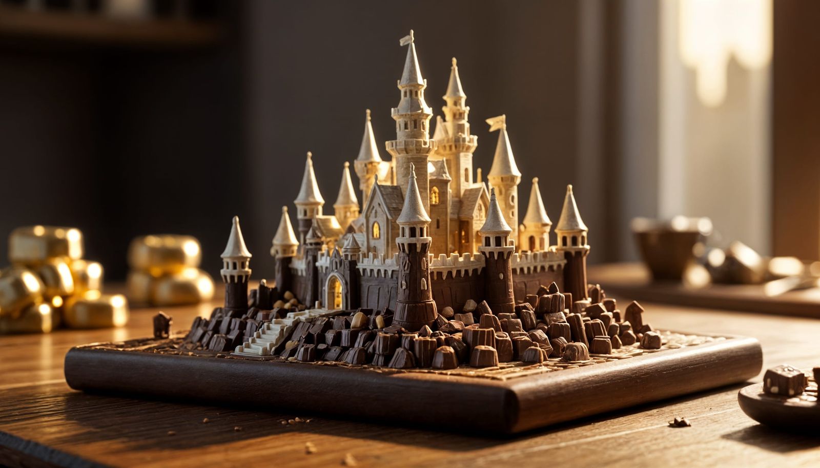 Chocolate Castle: Hyper-Realistic Food Photography