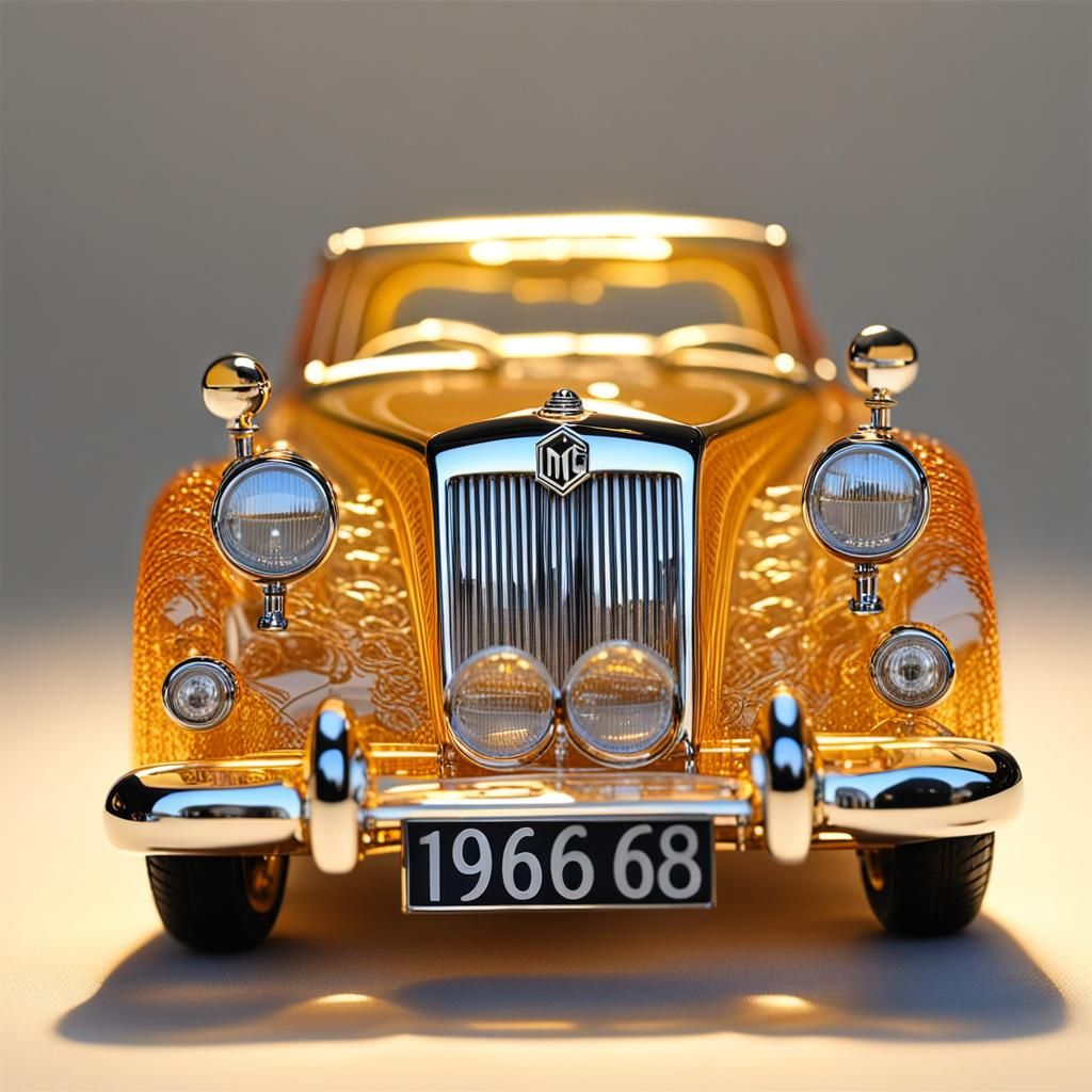 Translucent Crystal 1968 MG Scale Model