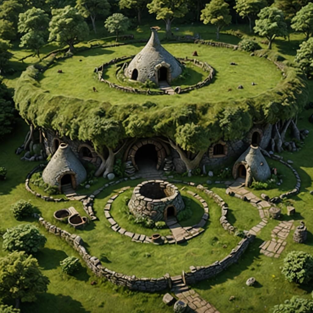 Cairnvale Ringfort Village in Moon Tree Valley