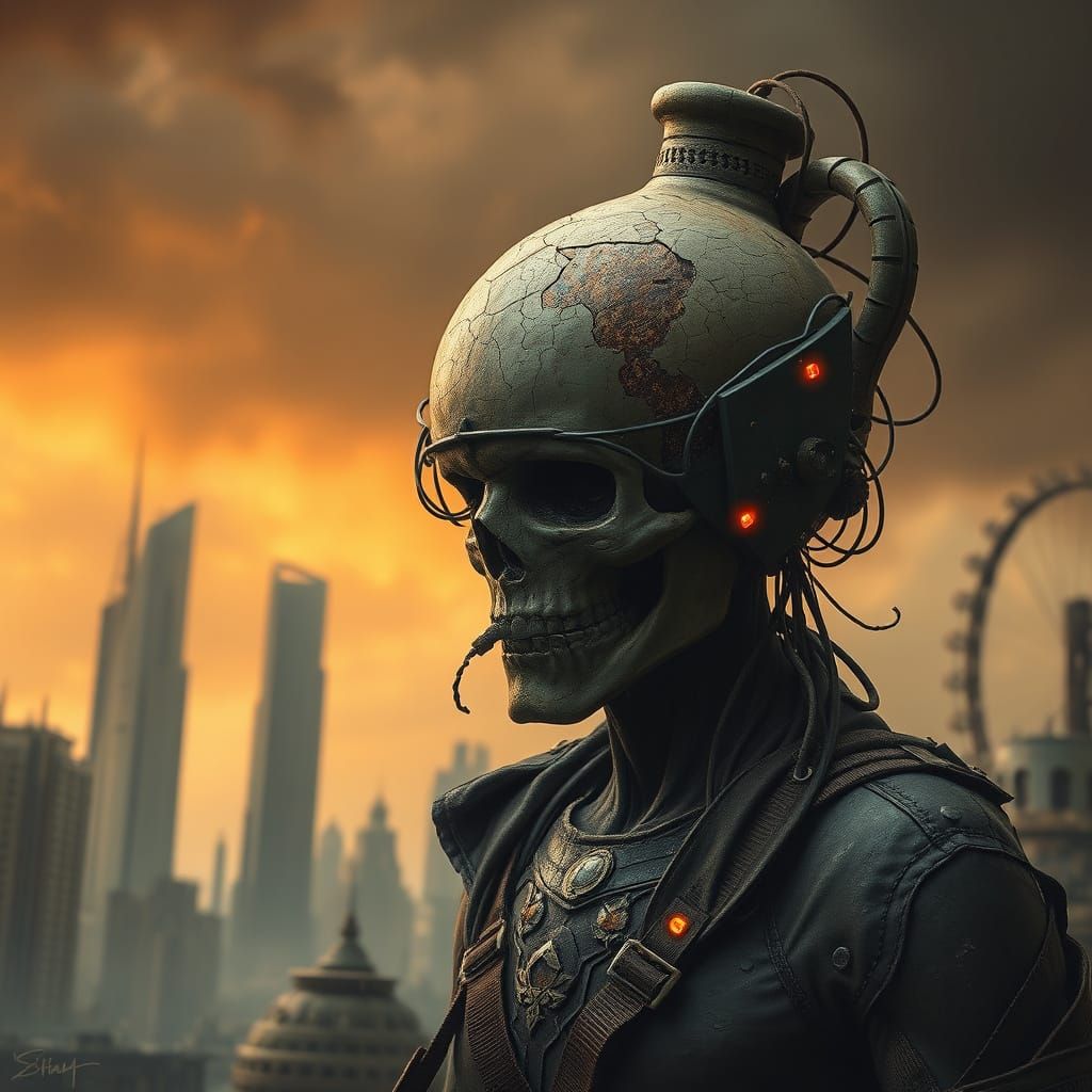 Lone Survivor in Post-Apocalyptic World