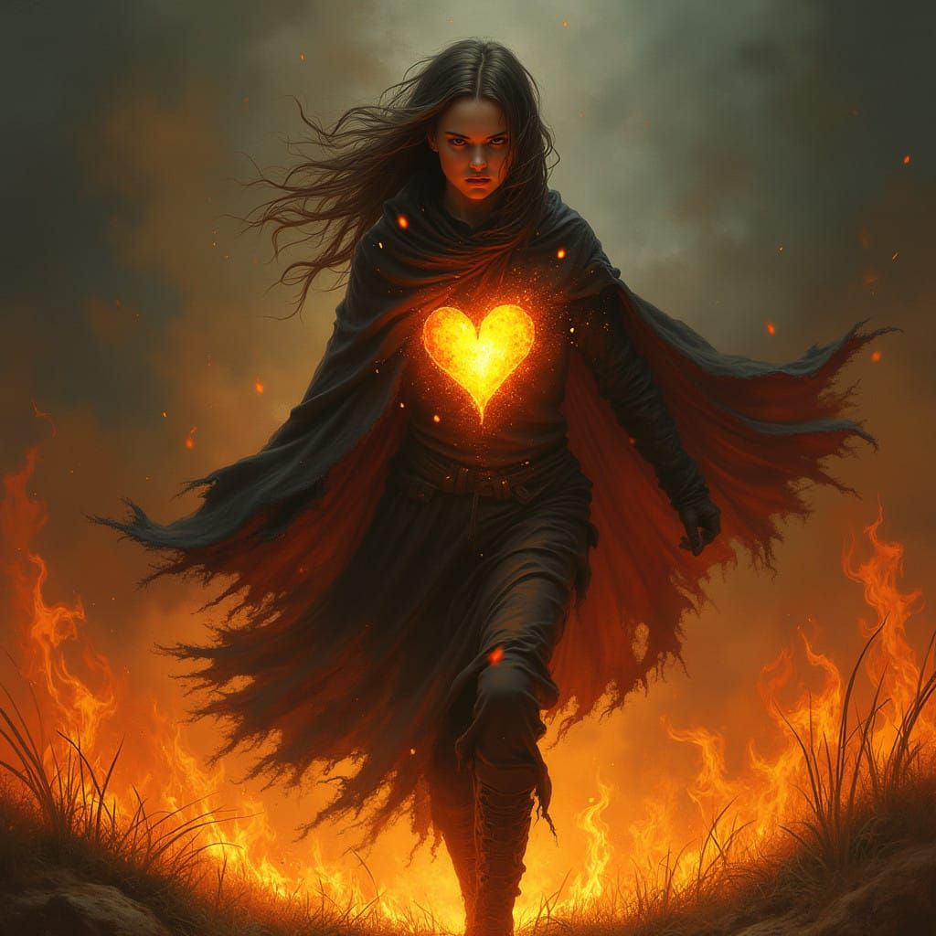 Determined Soul Ignites in Infernal Blaze