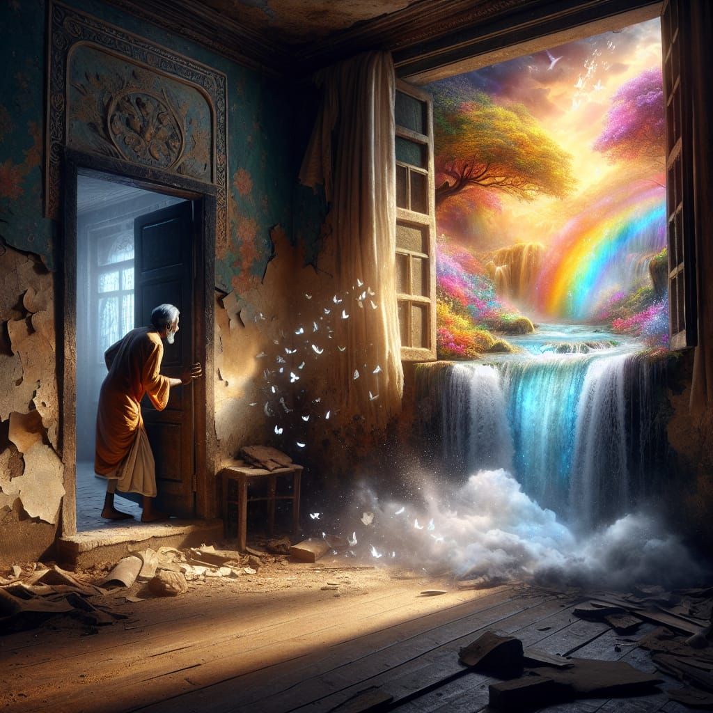 Hidden World Unveiled in a Dilapidated House