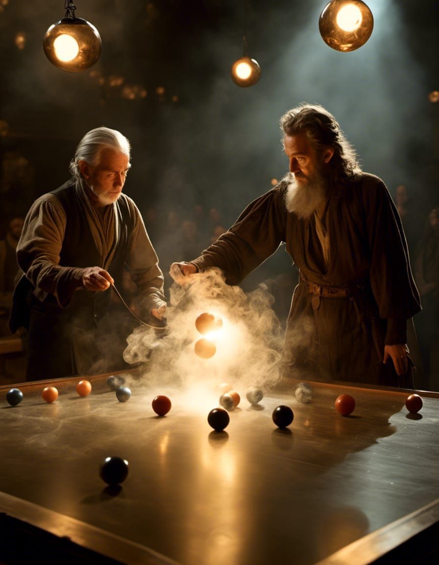 Gandalf and Frodo Play Table Tennis
