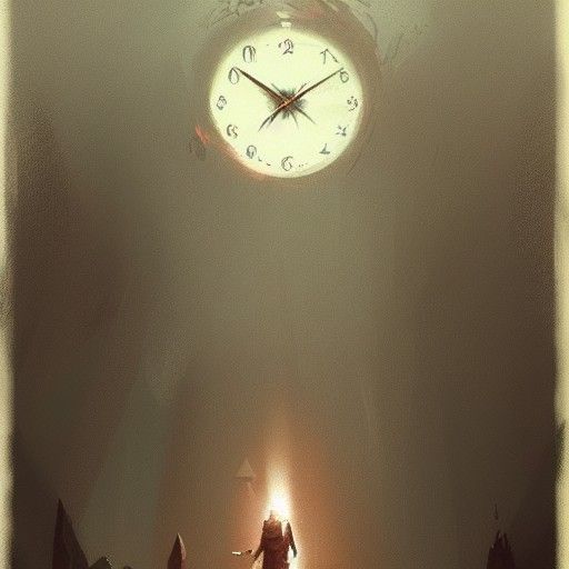 Sinister Clock Dimension by Greg Rutkowski