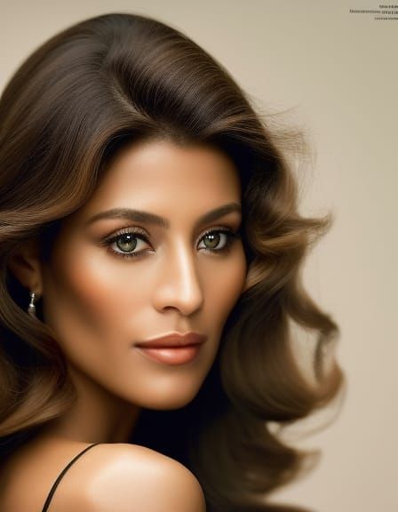 Elegant Woman Portrait in Professional Photography Style