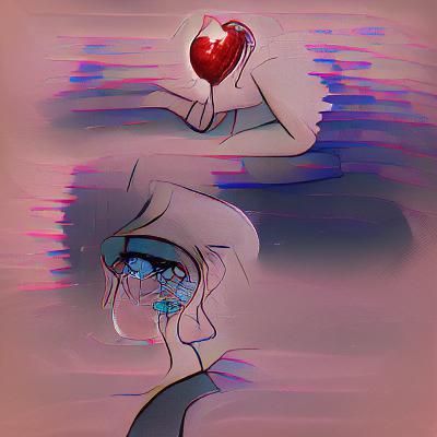 Abstract Depiction of Heartache