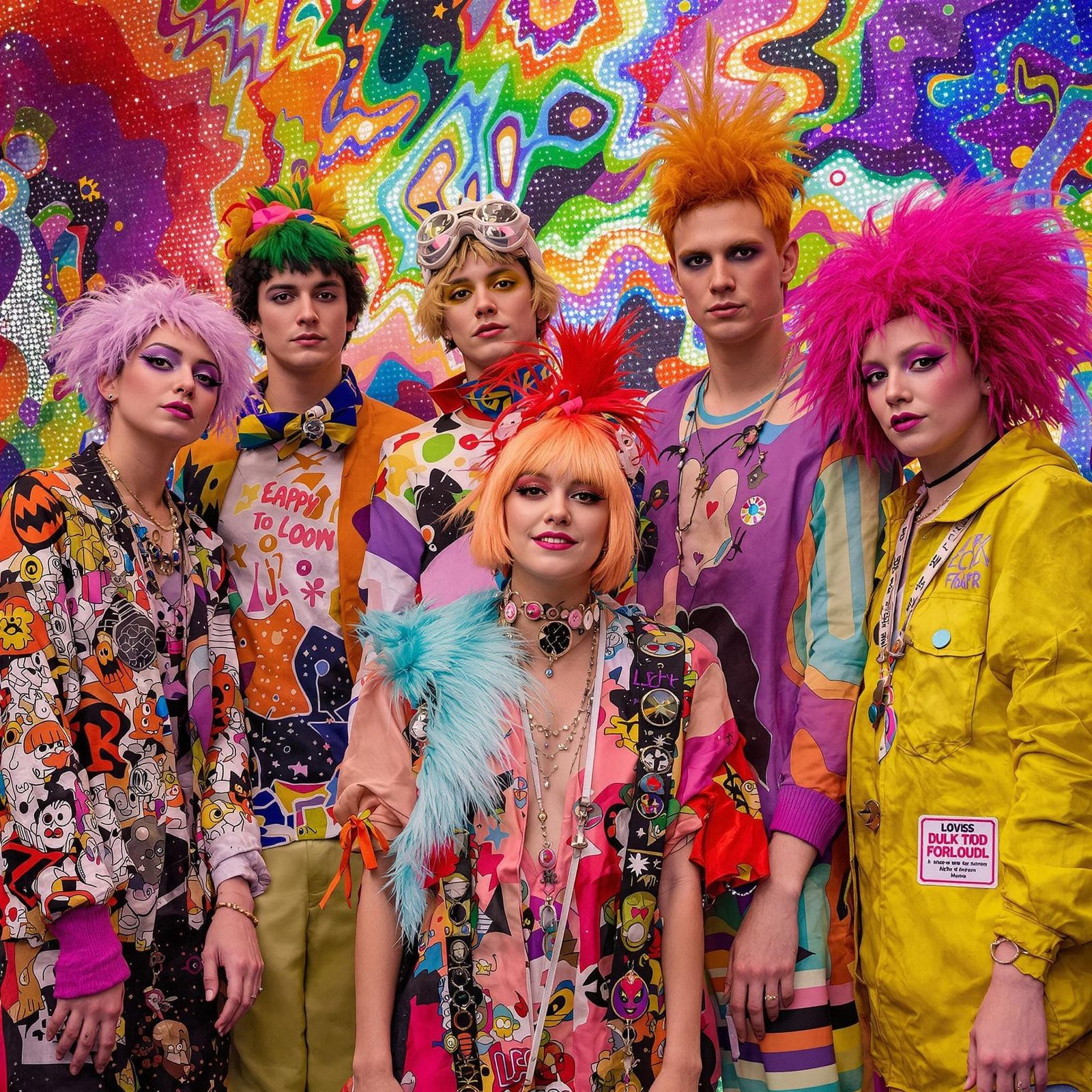 Expressive Non-Binary Individuals in a Dreamlike Setting