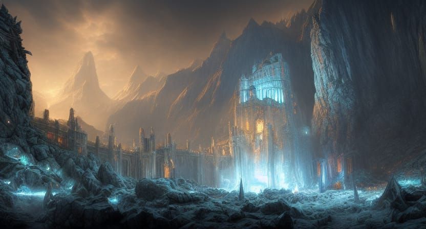 Mines of Moria: Expansive Landscape in 8k