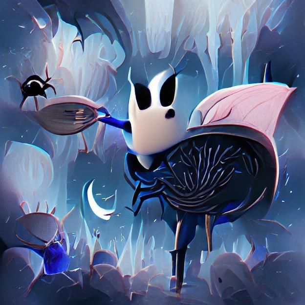 Hollow Knight Minimalist Illustration