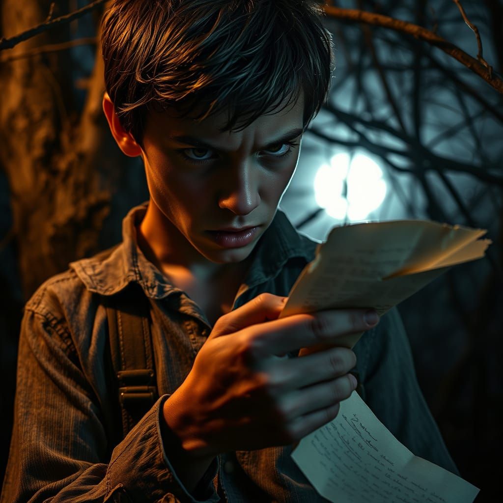 Young Huck Finn Defies Fate in a Haunting Portrait