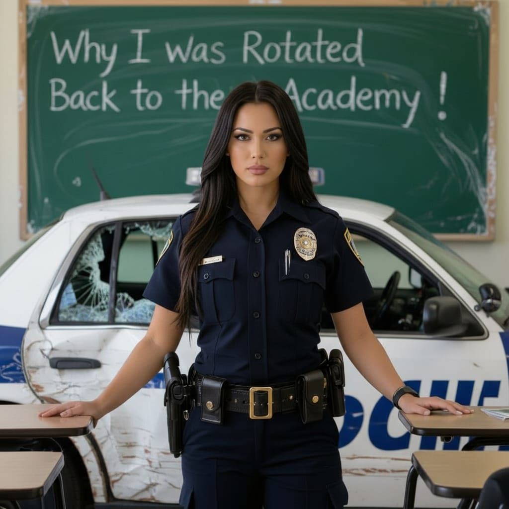 Latina Police Officer Sternly Faces Class After Car Incident