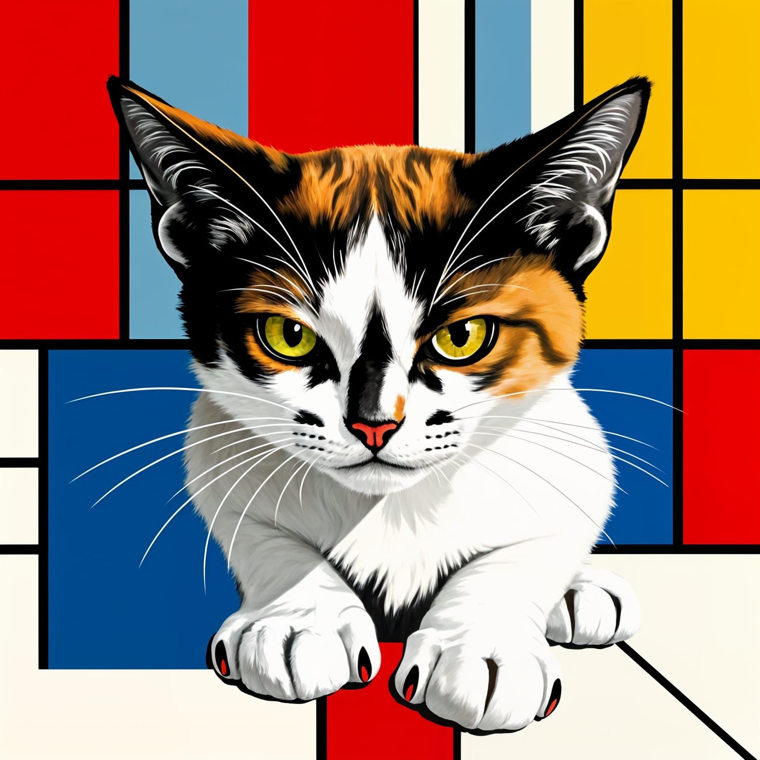 Kitty Looking Fierce