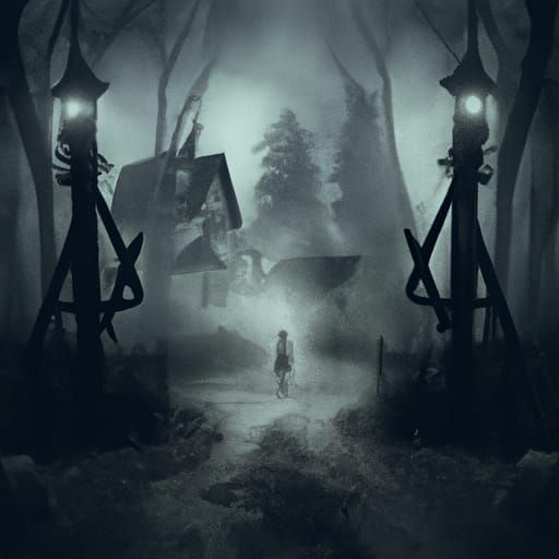 Sinister Nightmare with Altered Reality, Fantasy Art