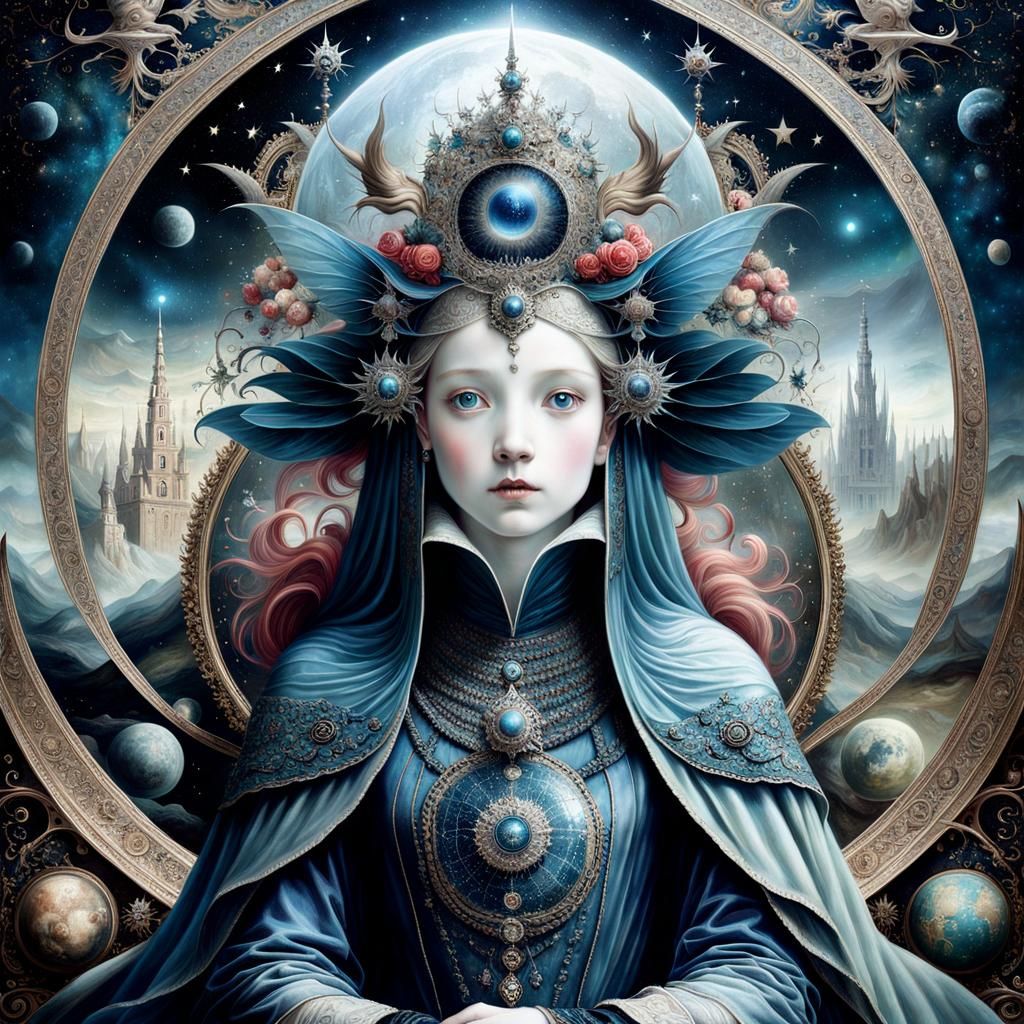 Symbolist Universe Secret: An Elaborate Fantasy Art