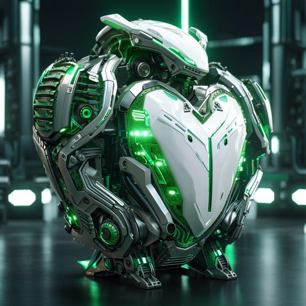 Mechanical Heart Transforms into Alien Robot