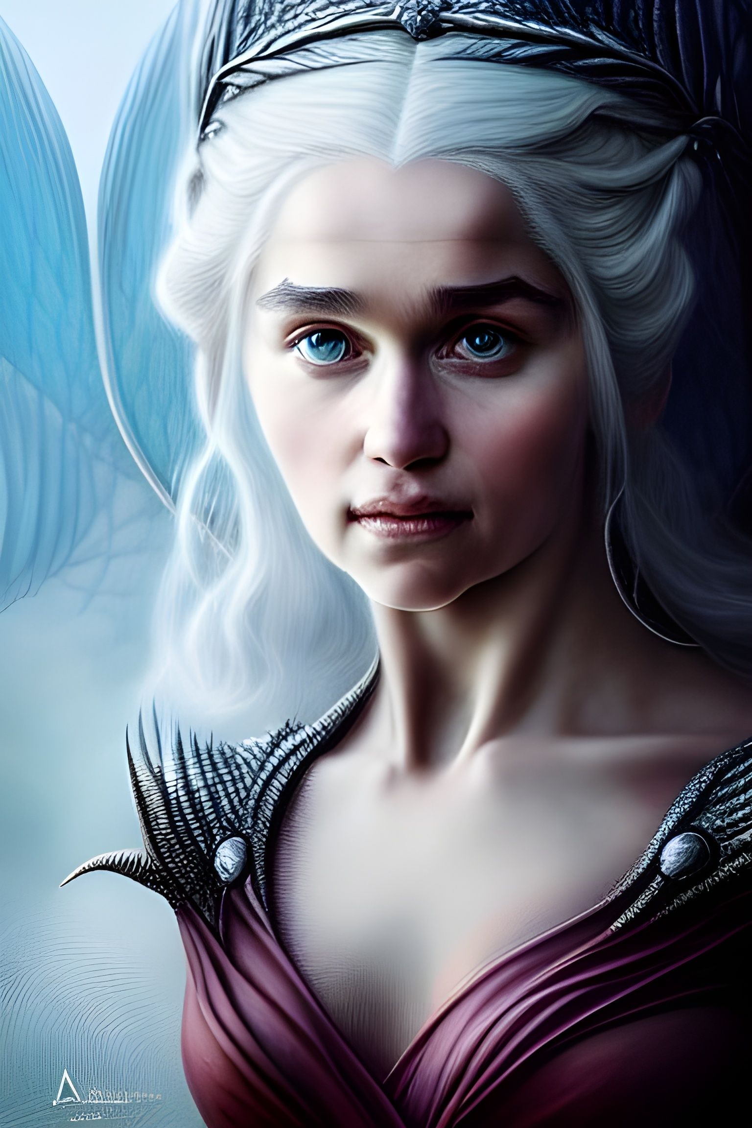 Celestial Portrait in Fantasy Art Style